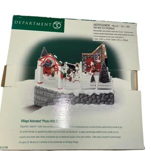 Department 56 Heritage Village Animated Photo with Santa